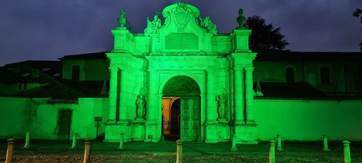 10 ottobre, Giornata Mondiale Salute Mentale: il Portale della Certosa di Collegno illuminato di verde