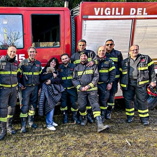 vigili del fuoco foto di gruppo