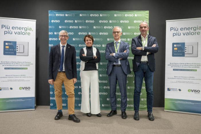 Più energia, più valore: partnership tra eVISO e Banca di Cherasco sotto il segno di valori comuni (Video)