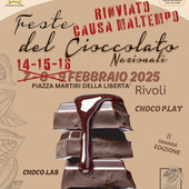 Rivoli, l'annunciato maltempo fa slittare al 15-16 febbraio la Festa del Cioccolato