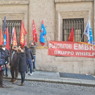 lavoratori embraco in protesta