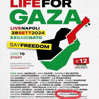 'Life for Gaza' a Napoli, da locandina sparisce nome scrittrice che &quot;odia ebrei&quot;