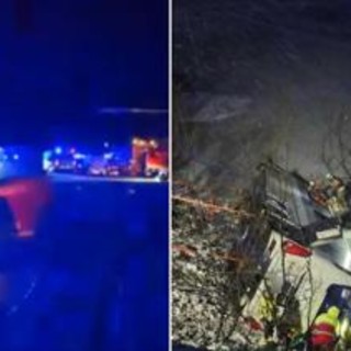 Norvegia, bus con 60-70 persone a bordo esce di strada e finisce in mare